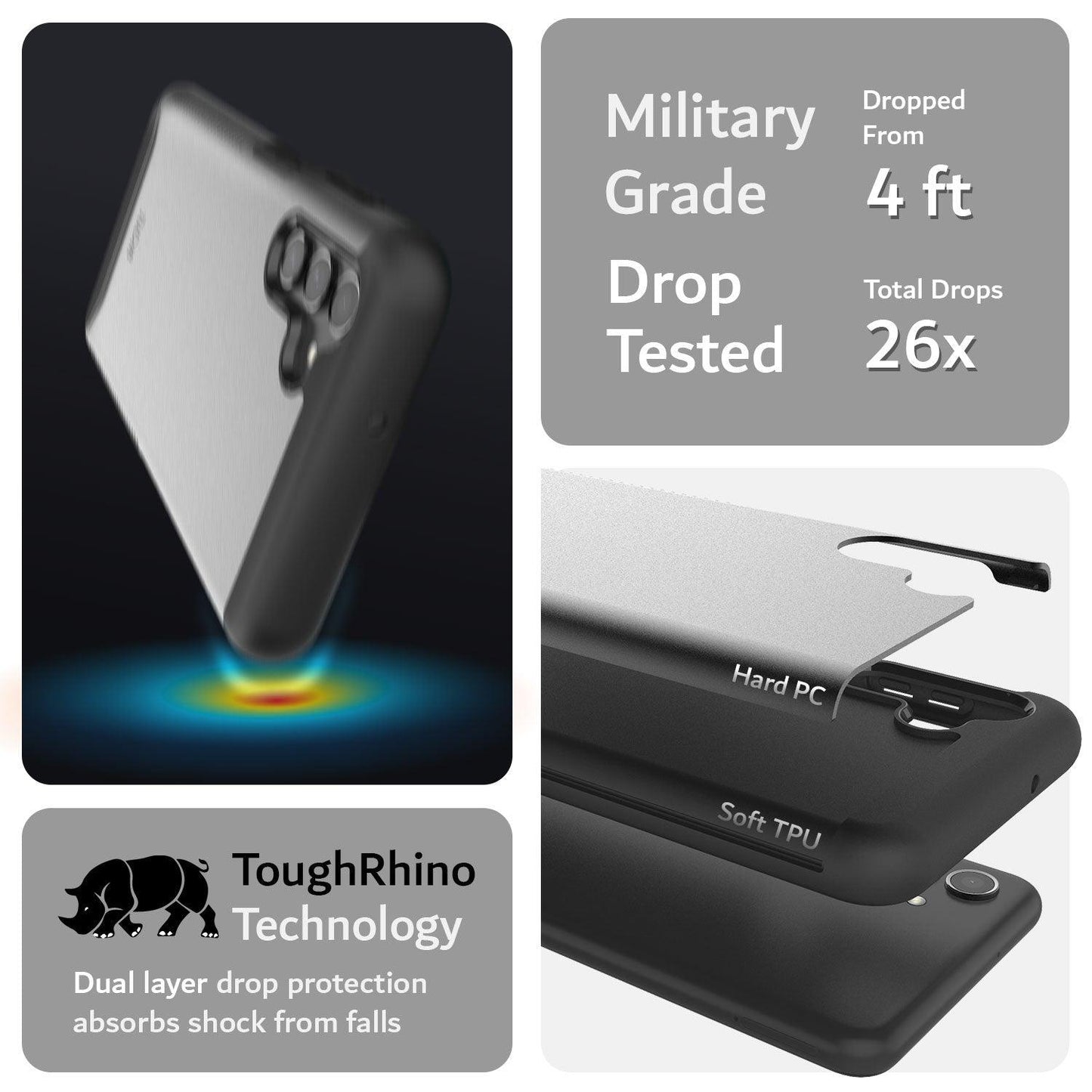 Samsung Galaxy A13 5G Case MERGE Heavy Duty Dual Layer - TUDIA Products
