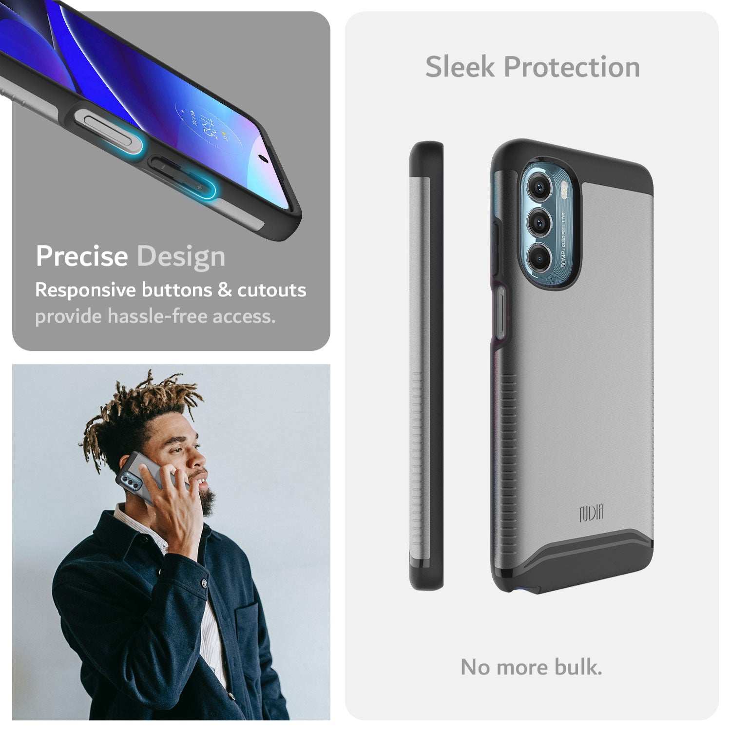 Moto G Stylus 5G (2022) Case MERGE Heavy Duty Dual Layer - TUDIA Products