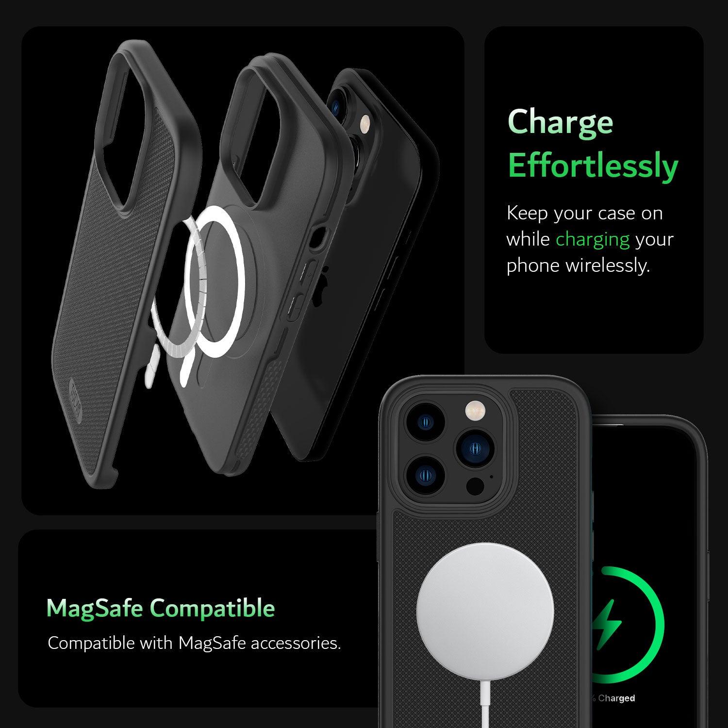 iPhone 14 Pro Magsafe Compatible Case MergeGrip with Build-in Magnet - TUDIA Products