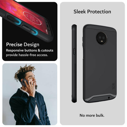 Motorola Moto Z3 / Moto Z3 Play Case MERGE Heavy Duty Dual Layer - TUDIA Products