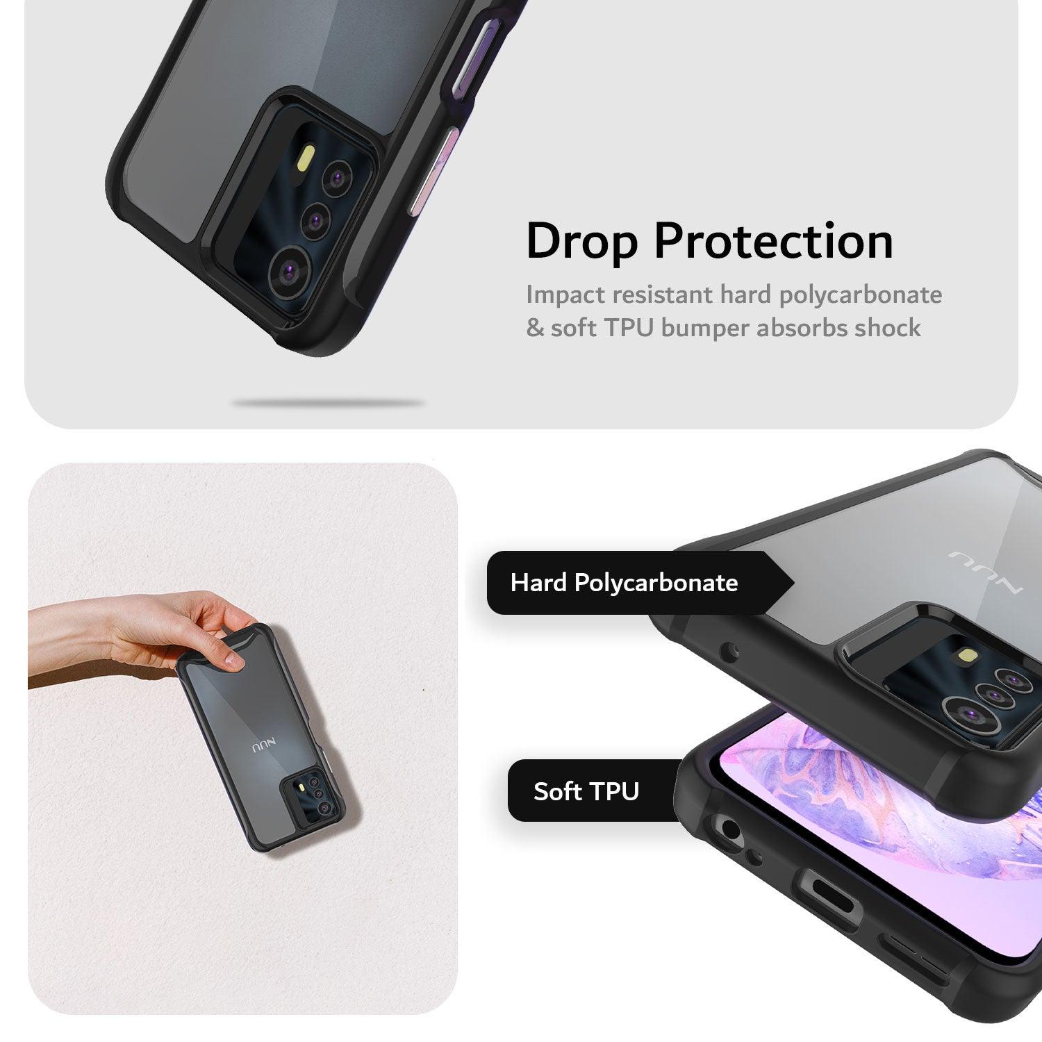 NUU Mobile B20 LUCION Protective Transparent Case - TUDIA Products