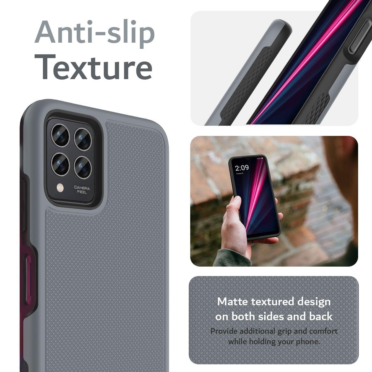 T-Mobile REVVL 6 Pro 5G Case MergeGrip Heavy Duty DualShield - TUDIA Products