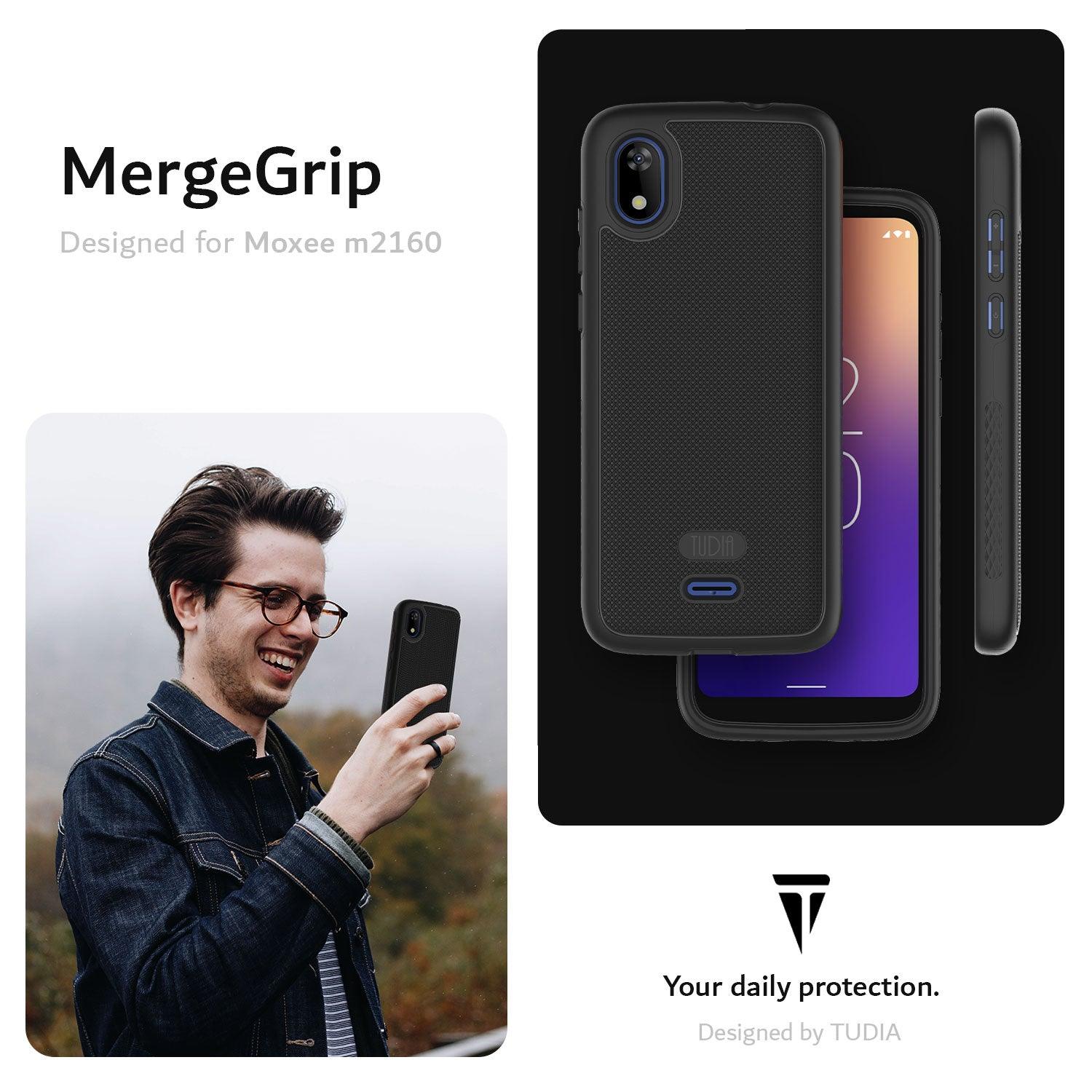 Moxee M2160 Phone Case MH-T6000 Case MergeGrip Heavy Duty DualShield - TUDIA Products