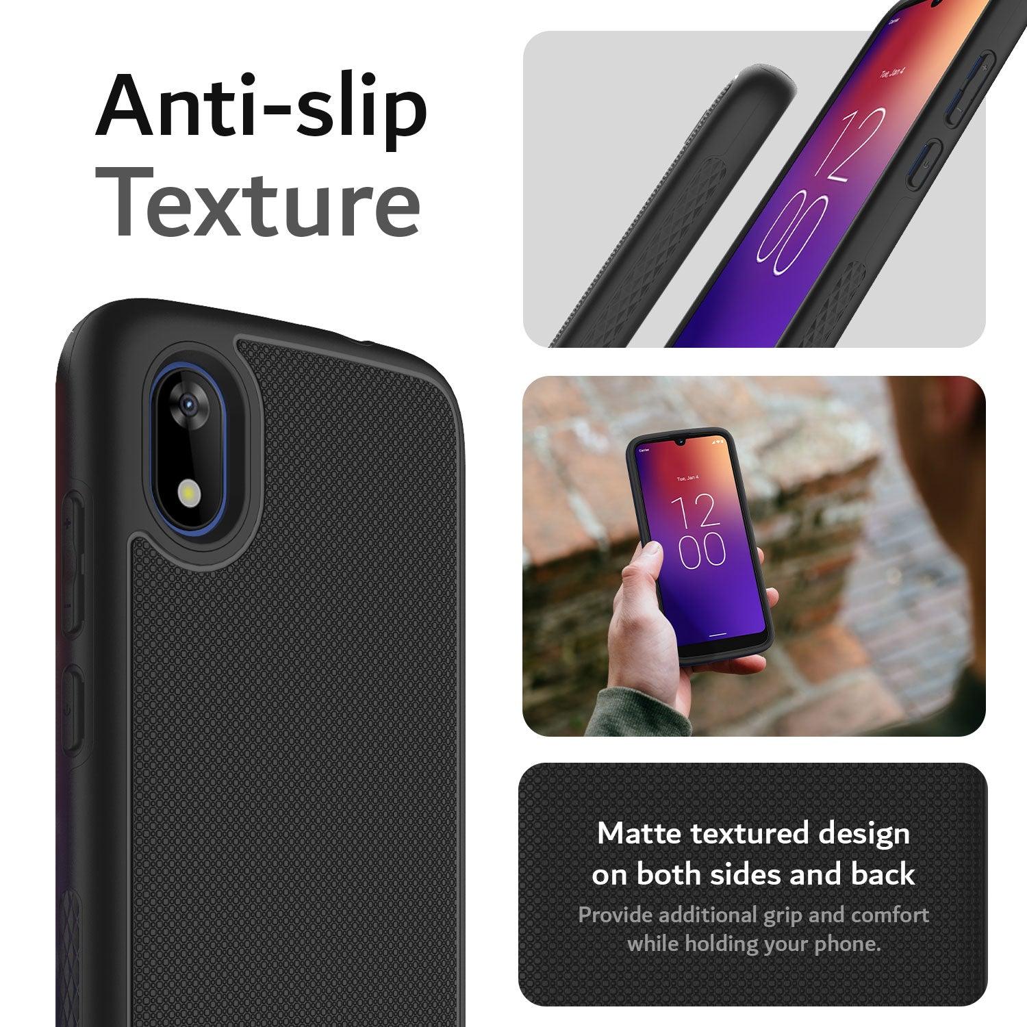Moxee M2160 Phone Case MH-T6000 Case MergeGrip Heavy Duty DualShield - TUDIA Products