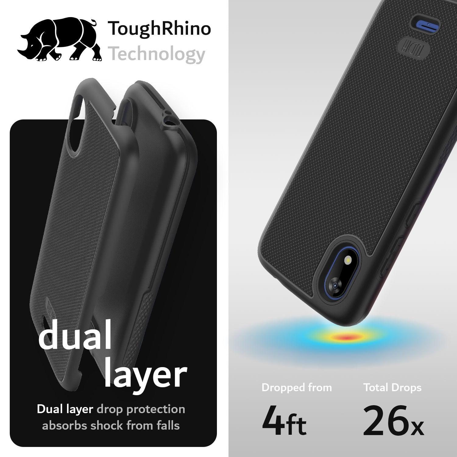 Moxee M2160 Phone Case MH-T6000 Case MergeGrip Heavy Duty DualShield - TUDIA Products