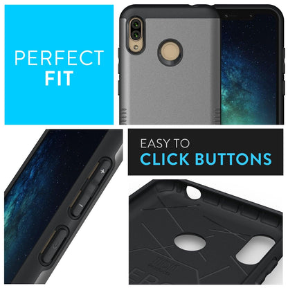 BLU VIVO XL4 Case MERGE Heavy Duty Dual Layer - TUDIA Products