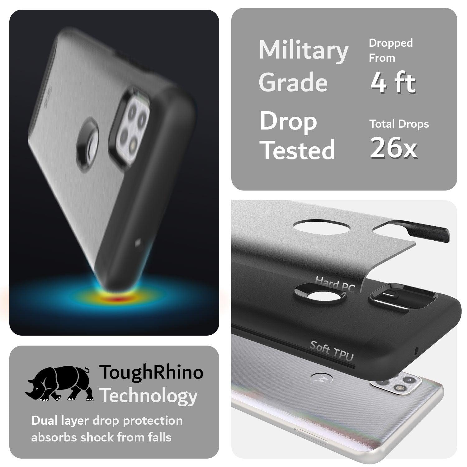 Motorola Moto One 5G/5G UW Ace Case MERGE Heavy Duty Dual Layer - TUDIA Products