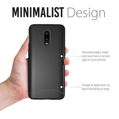 TUDIA Arch S Matte TPU Slim Case for OnePlus 6T – Minimalist Shock-Absorbing Cover