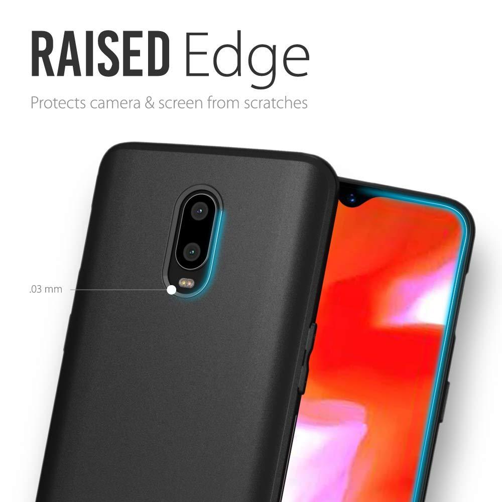 TUDIA Arch S Matte TPU Case for OnePlus 6T with Slim Profile and Raised Edge Protection