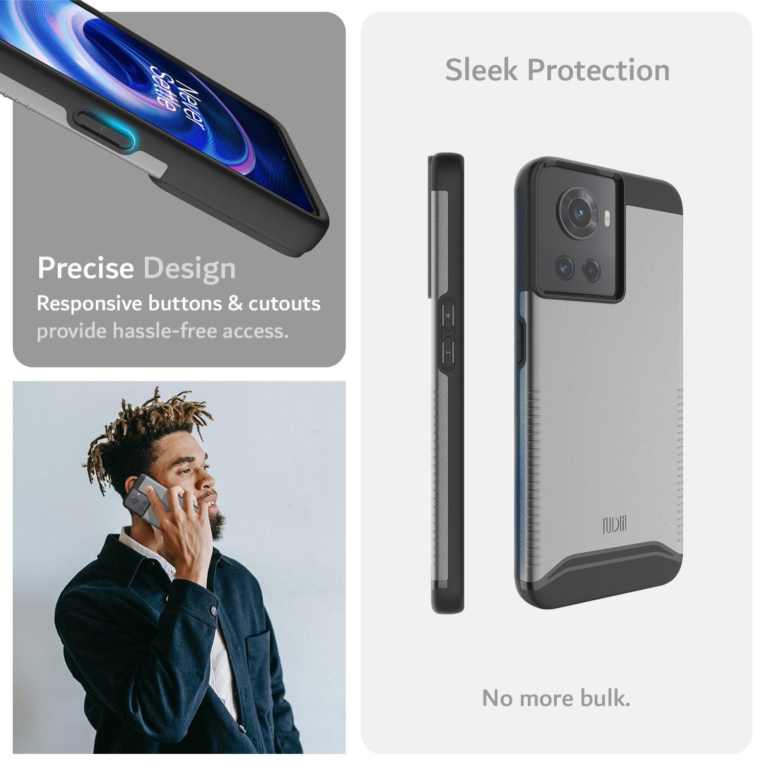 OnePlus Ace 5G / OnePlus 10R 5G Case MERGE Heavy Duty Dual Layer - TUDIA Products