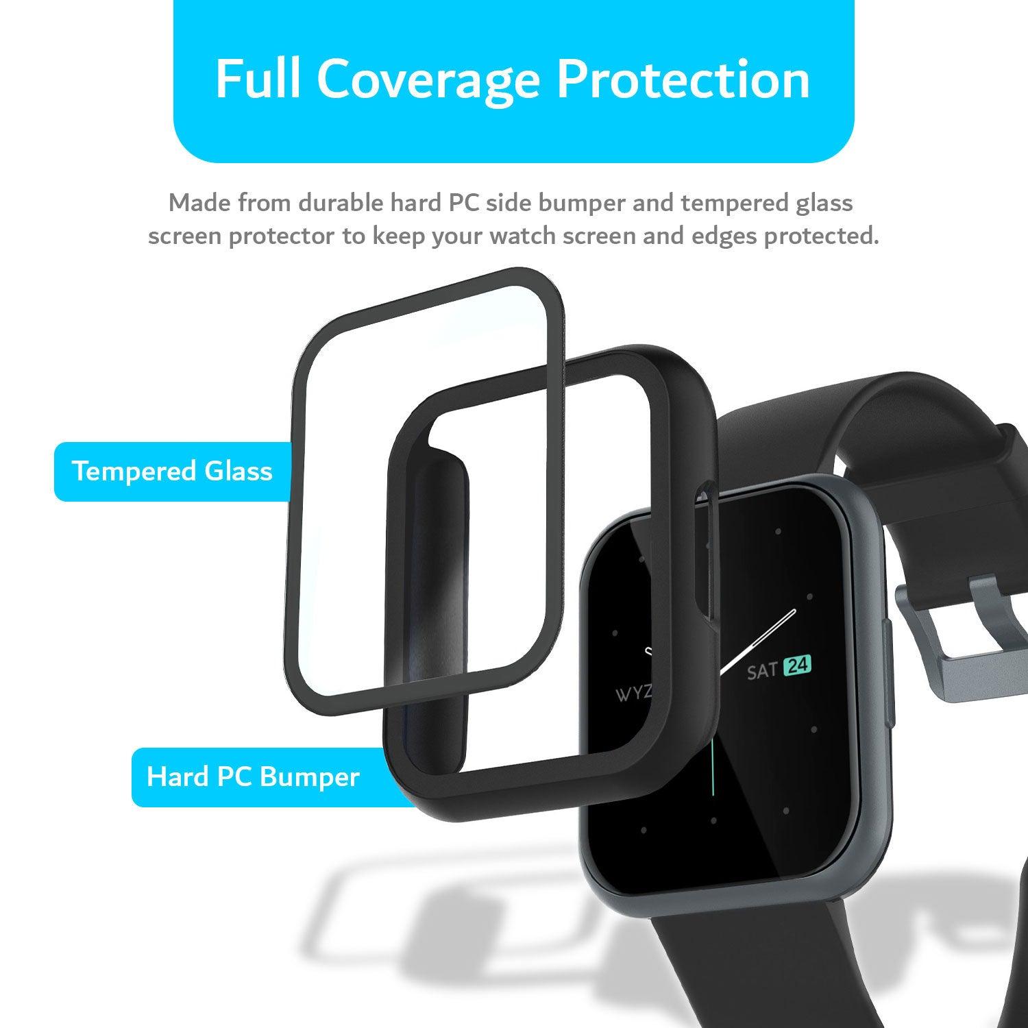 Tudia Protective Case With Screen Protector Compatible With Wyze Watch 44mm - TUDIA Products
