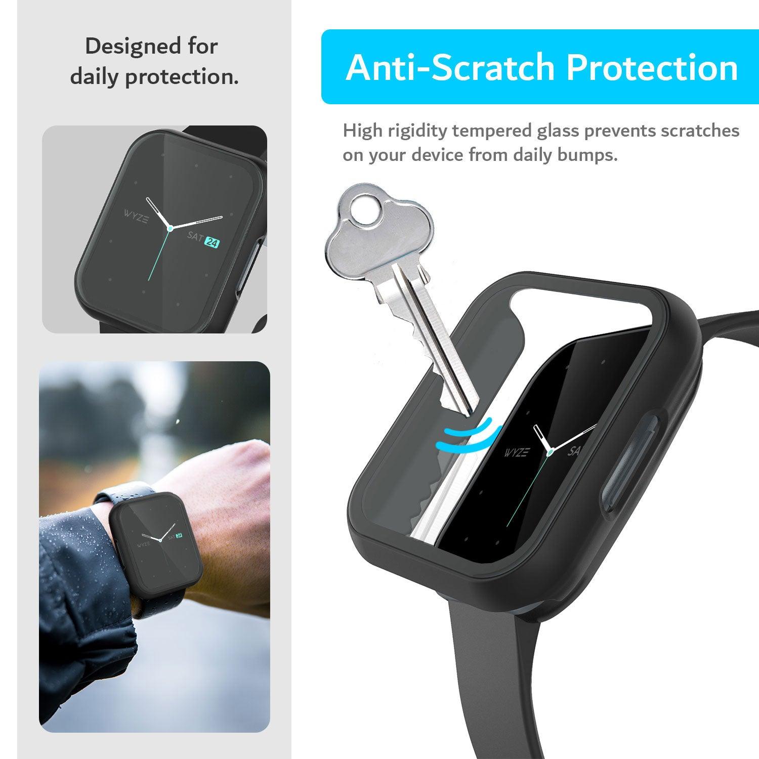 Tudia Protective Case With Screen Protector Compatible With Wyze Watch 44mm - TUDIA Products