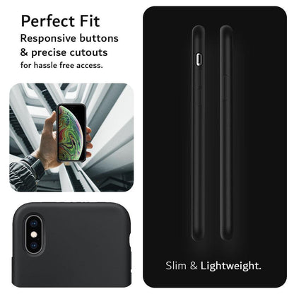 Apple iPhone X & XS Case Smooth Silicone - TUDIA Products
