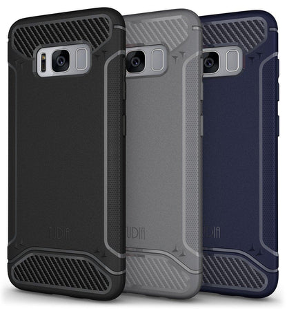 Samsung Galaxy S8 Plus Case TAMM Carbon Fiber Grip - TUDIA Products