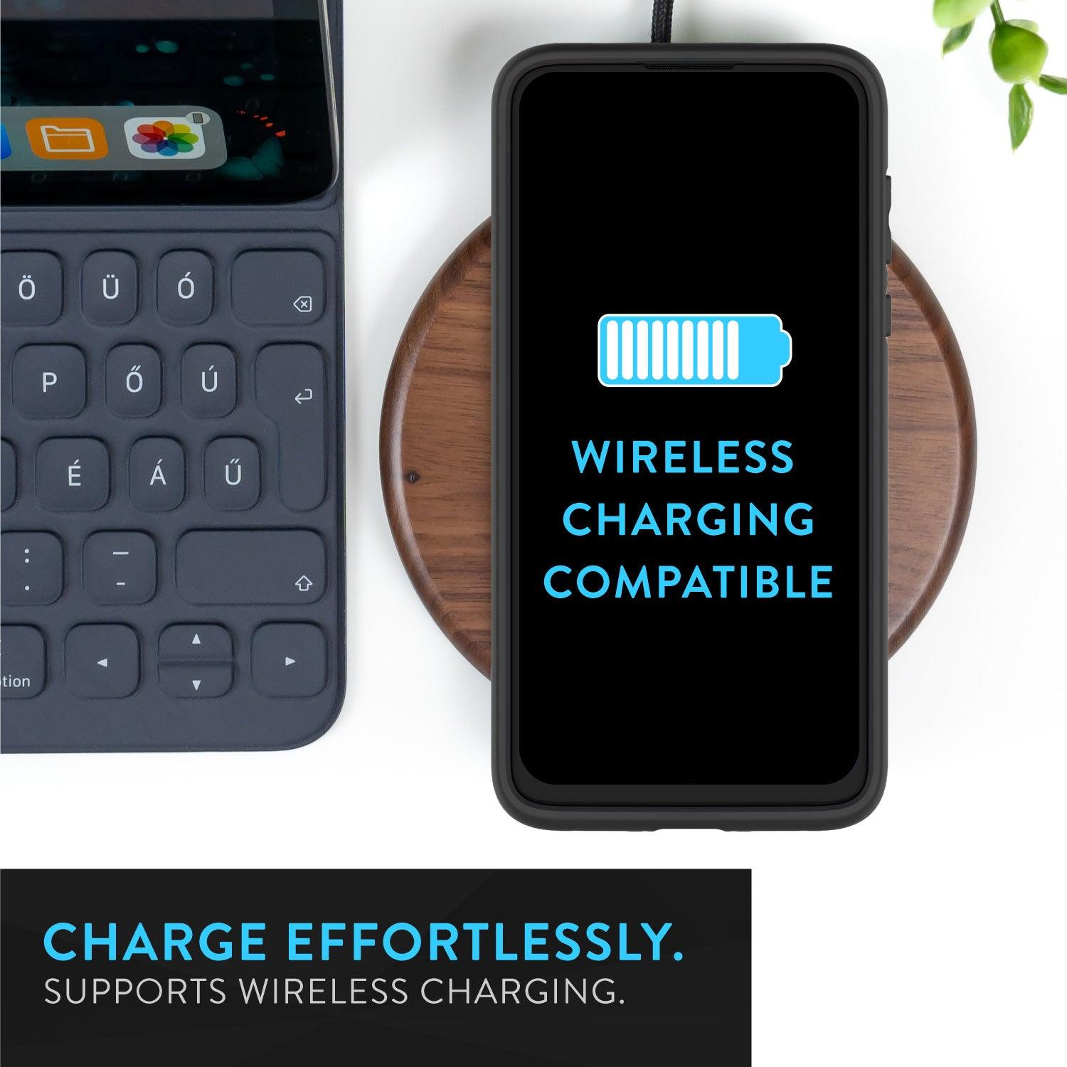 TUDIA Dual Layer Shockproof Case for Umidigi A5 Pro – MERGE Series Heavy Duty Protective Cover with Wireless Charging Compatibility
