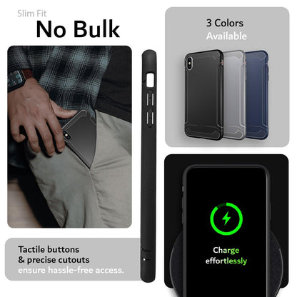 iPhone Xs Max TPU LINN Matte Case - TUDIA Products