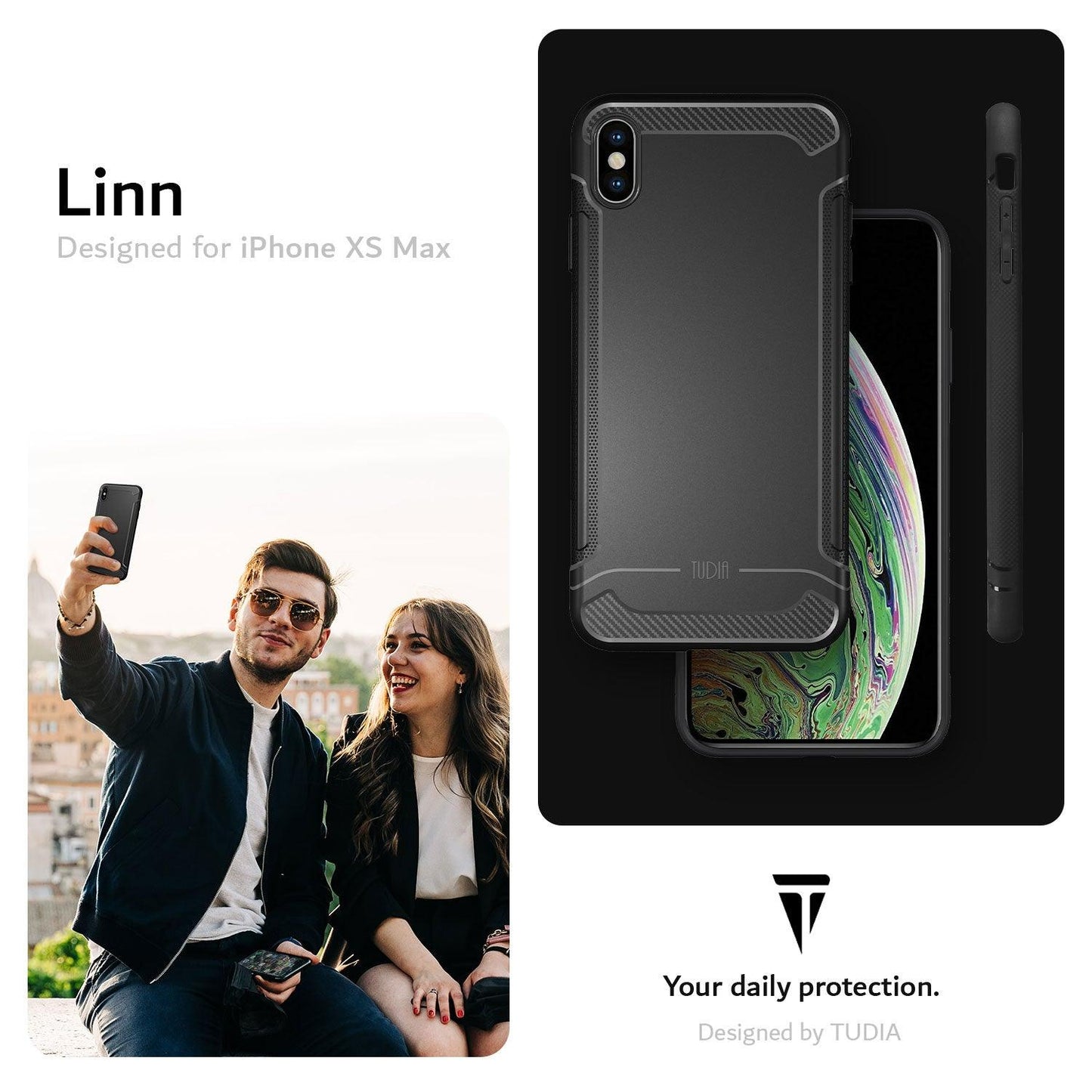 iPhone Xs Max TPU LINN Matte Case - TUDIA Products