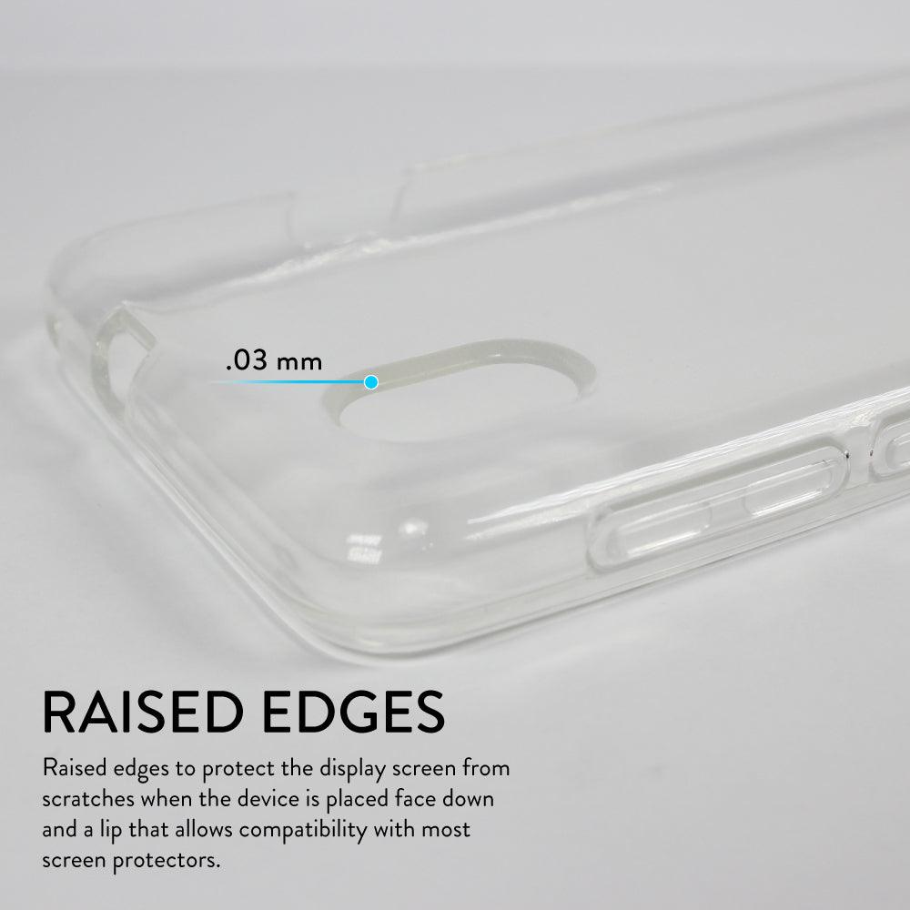 Ultra Thin Clear TPU Phone Case for ZTE Quest 5