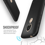 TUDIA Full-Matte Lightweight [ARCH S] TPU Bumper Shock Absorption Cover for Motorola Moto E5 Play