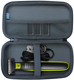 TUDIA - Funda rígida de goma EVA compatible con Philips Norelco OneBlade Hybrid Afeitadora eléctrica QP2520 QP2570