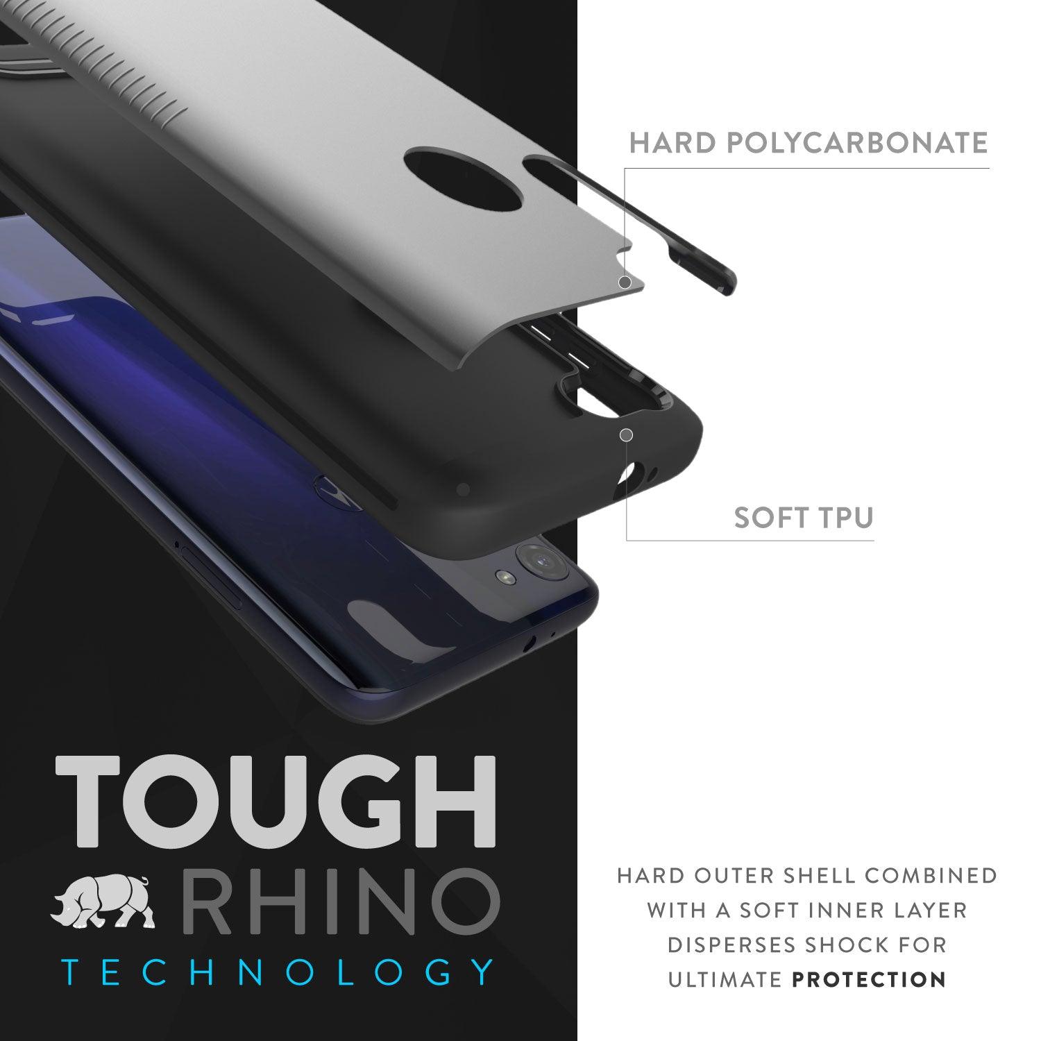 Motorola Moto G8 Power Case MERGE Heavy Duty Dual Layer - TUDIA Products