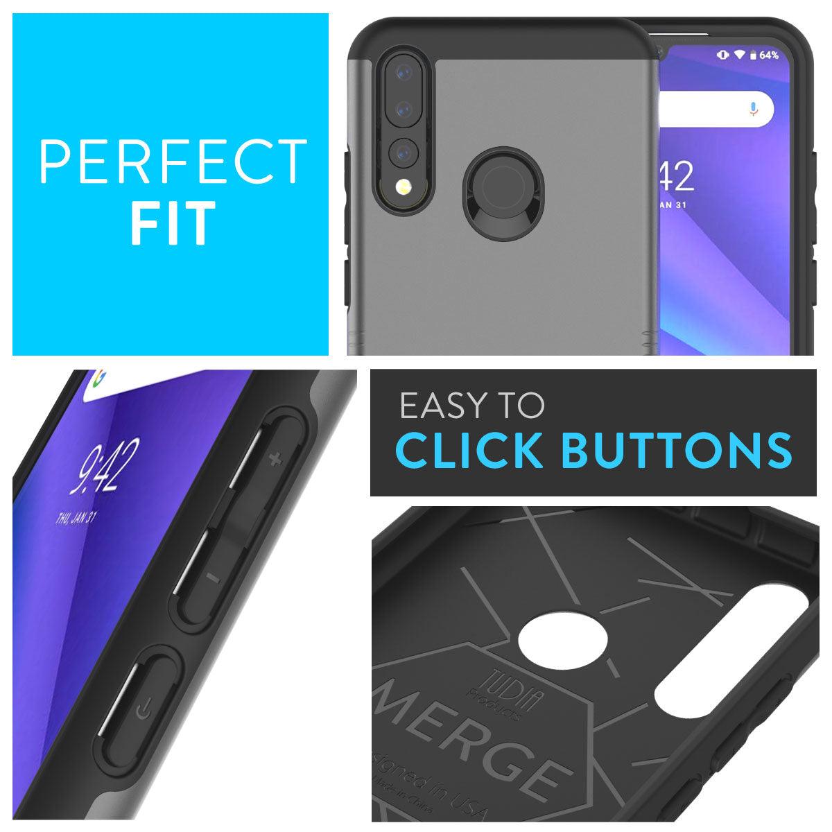 Umidigi A5 Pro Case MERGE Heavy Duty Dual Layer - TUDIA Products