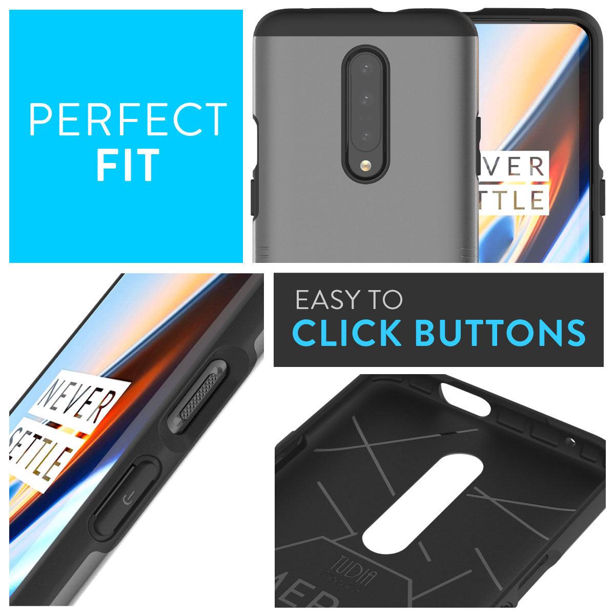 OnePlus 7 Pro Case MERGE Heavy Duty Dual Layer - TUDIA Products